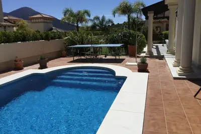 Image de Costa Del Sol. Belle villa de quatre chambres avec vue imprenable et piscine privée