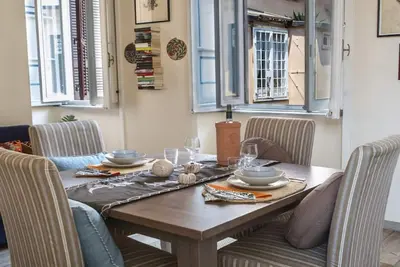 Image de Casa Meisi et la terrasse au-dessus des toits de Campo de Fiori