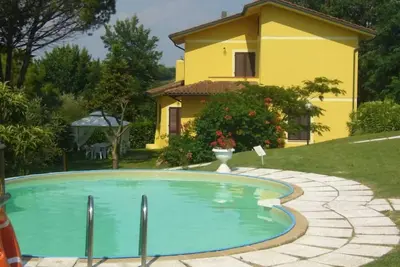 Image de Villa Il Grillo piscine, parc 10. 000 m2, vue panoramique, air conditionnée, Wi-F