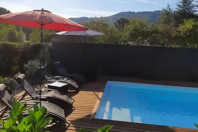 Image de Gîte de charme avec grand jardin et vue sur les Pyrénées, près de Carcassonne