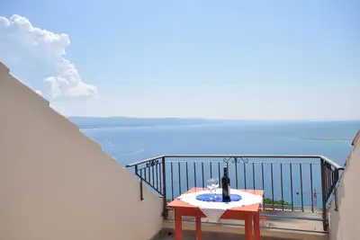 Image de Appartement avec une belle vue sur Omiš et la mer