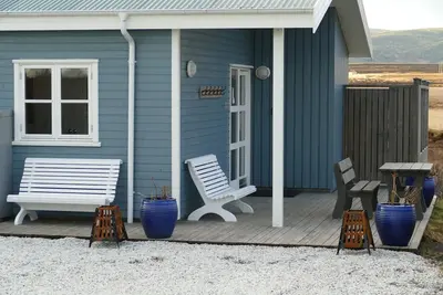 Image de Riverfront romantique Asgardur maison de vacances de confort