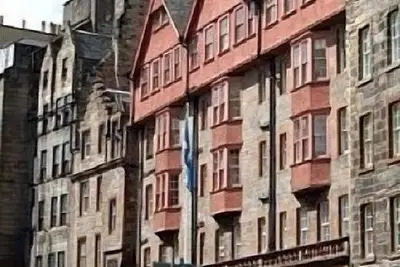 Sur le Royal Mile, Lawnmarket, Old Town, Édimbourg