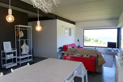 Image de Maison d´architecte neuve avec vue sur la plage de Pantín