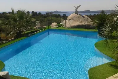 Image de Villa indépendante climatisée piscine privée, dans une grande propriété, vue mer