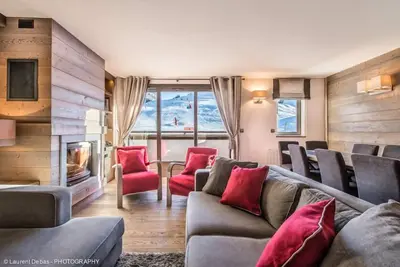 Image de Grand appartement de standing  Courchevel 1650 face aux pistes, centre station