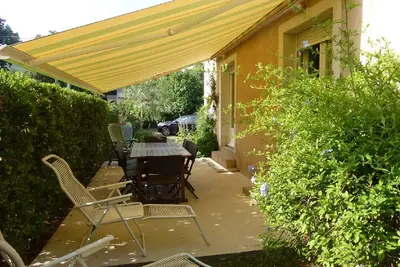 Image de Maison climatisée à 5minutes à pied de la plage et des commerces.