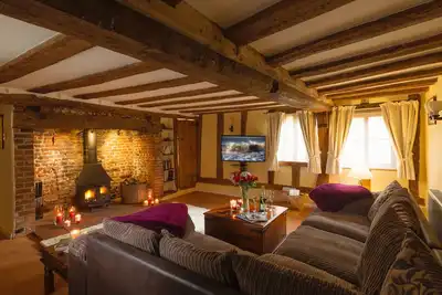 Image de Offre jacuzzi, cheminées, masseur, spa et gym