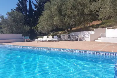 Image de Mijas: Villa avec superbe vue sur la montagne et la mer. Piscine privée