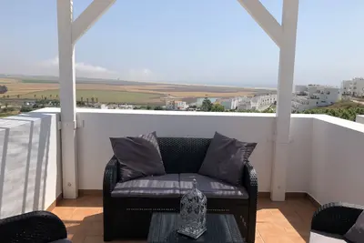 Image de Maison À Conil (Cadix Costa De La Luz) Avec Vue Mer, Porche, Wifi, A / C, Tv