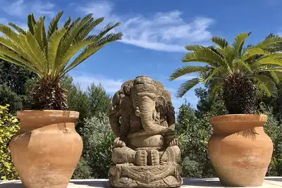 Image de Mas Provençal Avec Piscine Vue Mer 6 chambres climatisées Pool house pétanque