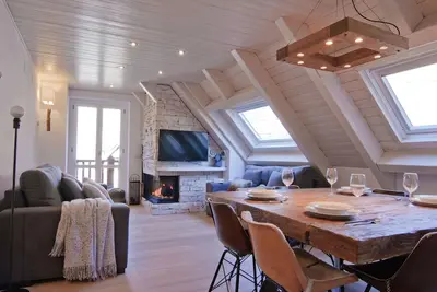 Image de Duplex design Bagergue avec local Ă skis au pied des pistes Ă Baqueira (Val de Ruda)
