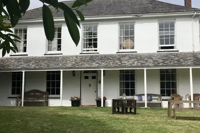 Image de Charmant manoir géorgien, jardin privé, cadre rural près de Kingsbridge