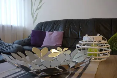 Image de Appartement confortable (58 m²) pour couple ou famille avec balcon, vue Bocksberg, WiFi