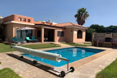 Image de -Villa Savannah- piscine privée / bain à remous, vue sur la mer, Playa Tejita, endroit calme