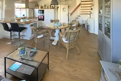 Image de Appartement exclusif avec grande terrasse près de la plage avec sauna