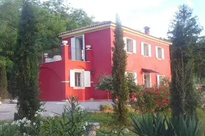 Image de Maison de style champêtre et à la seule absolue. Position de repos avec de magnifiques vues sur la mer