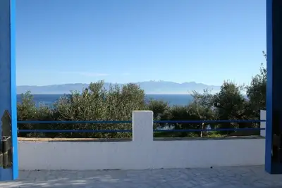 Romantic house above the sea with charming view