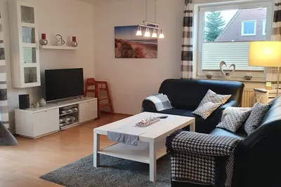 Image de appartement moderne avec WiFi dans un emplacement central, l'appartement au rez-de-chaussée dans le Wattenkieker