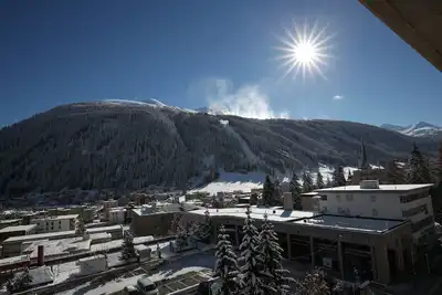 Image de Appartement de 2 pièces au coeur de Davos très bien et équipé de façon qualitative