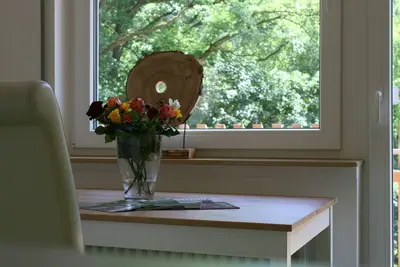 Image de Pure nature: Apartment 'Tawny Owl' at 'Frau Holle' (Mother Hulda), dogs welcome