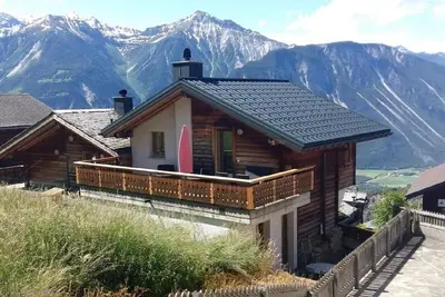 Image de Maison de vacances Albinen pour 1 - 4 personnes avec 2 chambres Ă coucher - Chalet