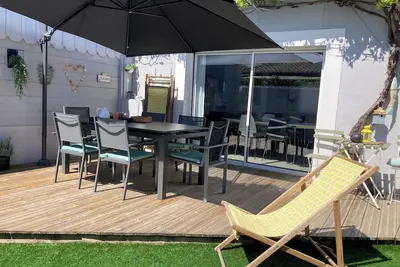 Image de Maison de charme centre bourg, totalement rénovée, proche plages Lit et Contis