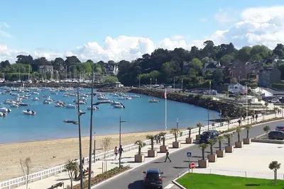 Studio à Saint Quay Portrieux avec vue sur mer et port de plaisance