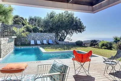 Image de Villa standing, vue mer coucher de soleil- piscine chauffée - coucher de soleil