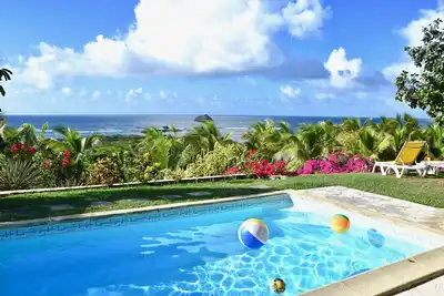 Image de Villa Guadeloupe Saint François Accès Mer Piscine Iguana Bay