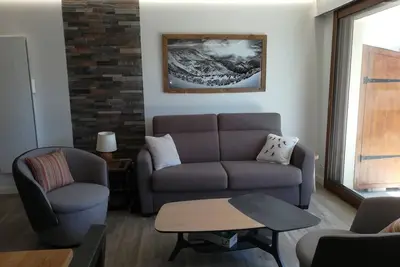 Image de Appartement confortable au pied des pistes entièrement rénové en 2019.