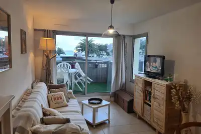plage de Trestraou, appartement tout confort de 1 à 4 personnes, vue mer, wifi