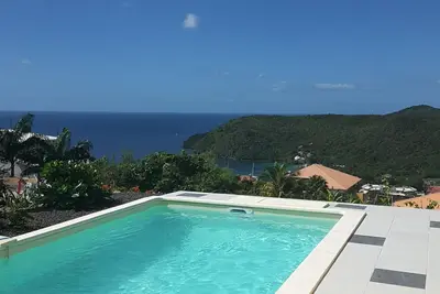 Image de Villa neuve avec piscine et vue mer des CaraĂŻbes