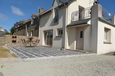 200m de la plage : Cancale - appartement 2/3 pers - terrasse et vue mer