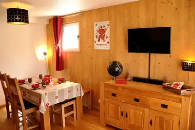 Image de Appartement de charme au pied des pistes. Balcon plein sud. Parking privé