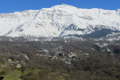 Image de chalet avec terrasse vue panoramique