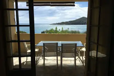 Image de appartement 6 pers, 1er etage superbe vue mer, acces direct a la plage
