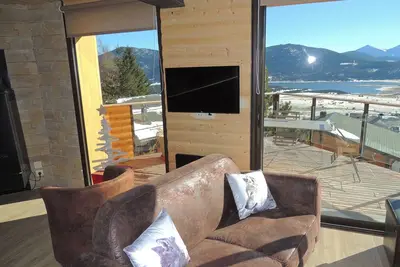 Image de Appartement Loup dans chalet avec vue sur le lac de Matemale 11 couchages