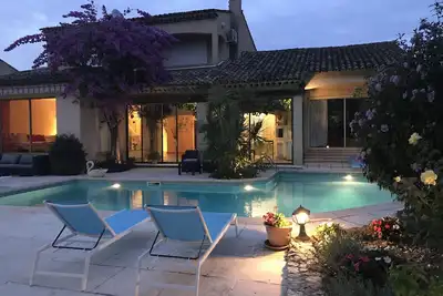 Image de Antibes Juan les Pins: Villa Avec Piscine + Court De Tennis Prive Pres De La Mer