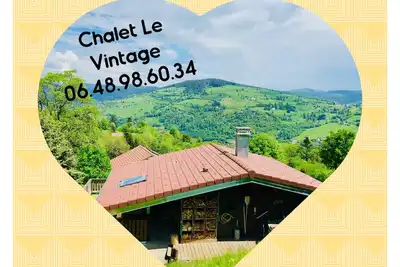 Image de chalet le vintage  ⭐️⭐️⭐️ bain  nordique extérieur privatif toute l’année!