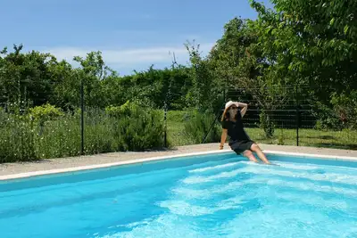 Image de Gîte de Leoli **** en pierre : piscine chauffée et parc privatif