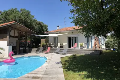 Image de Charming renovated villa with pool and Spa 600m from the ocean