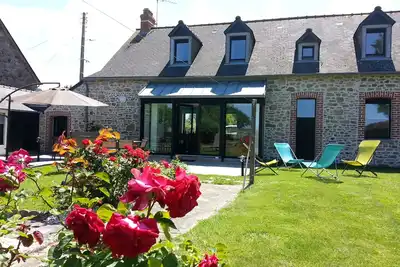Image de Maison Baie du Mont Saint-Michel, bord de mer -proche Cancale  - Saint-Malo<br>