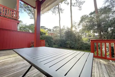 Image de Appartement pour 4 pers. avec terrasse, jardin et parking - Quartier des Abatilles, Arcachon