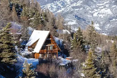 Image de Chalet 10/12p à Pra-Loup 1580 -120m du télécabine