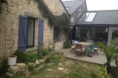Maison vue sur l'océan