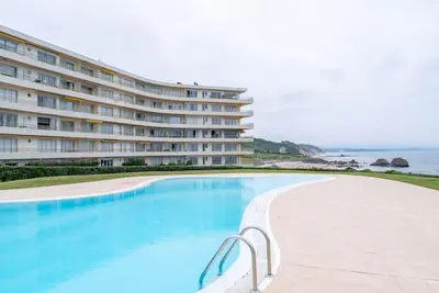 Biarritz-Face Mer-Gd Appt T3-Standing-Plages-Piscine-Tennis