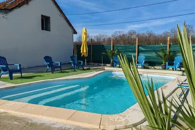 Image de Confortable maison 8 couchages piscine & jacuzzi privés vue nature et animaux