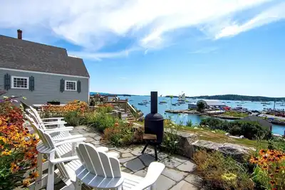 Image de A + sur le port de Stonington avec 8 kayaks, ponton, pont, plage, à pied de la ville, plus belles vues