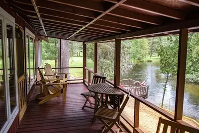 Image de Private, Up North, retraite familiale sur la rivière AuSable